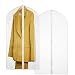 Clear Vinyl Garment Bag - Protect your Clothing while Traveling and Dust Free while Hanging in your Closet. These Garment Bags are ideal for Coats, Suits, Dresses or Gowns - Set of 2 (24 X 54 Inches)