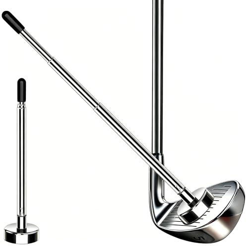 Tiges d'alignement de golf et correcteur d'angle de mensonge pour swing noir