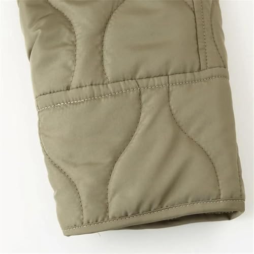 Cozy Army Green Women’s Cotton Jacket – Perfect for Chilly Days and Casual Outings - Image 3