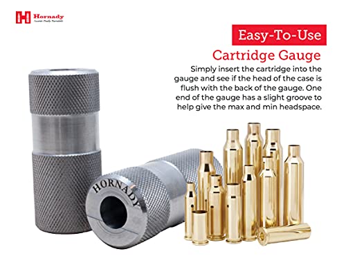 Hornady Lock-N-Load Cartridge Gauge 45 Auto, 380706 - Reloading Supplies To Help Check Cases & Ammo Specifications - Caliber Specific, Cylindrical Precision Steel Gauges Cut To Fit Saami Tolerances #TOP2