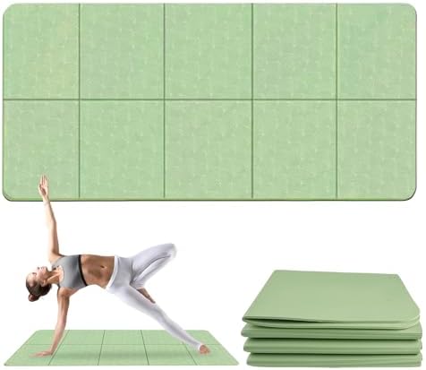 Esterilla Yoga Plegable,183 * 61 * 0.4cm Esterilla De Yoga Plegab...