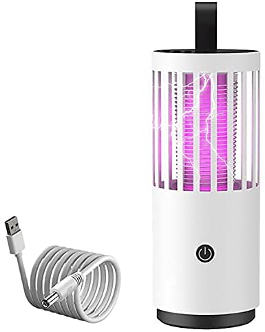 Marrone Mosquito Household Lamp Portable Mosquito and Flies Killer Lamp Fly Bug Insect Repellent Zapper, Rechargeable Insect Repellent Lamp for Home, Bedroom, Kitchen, Office & Outdoor