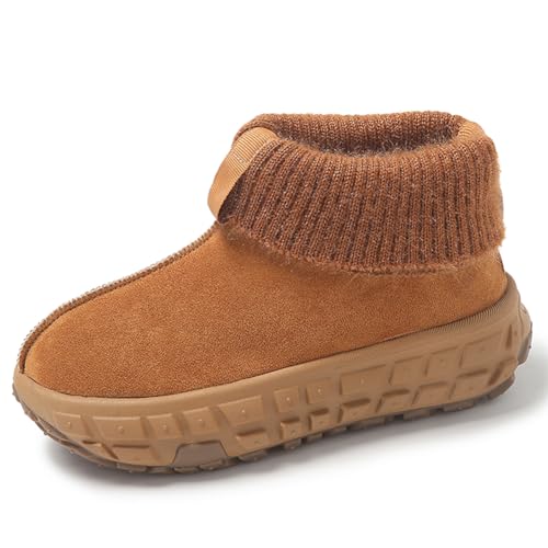 Bottines plates en daim anti-glisse | Ne craignez plus le froid en hiver T36