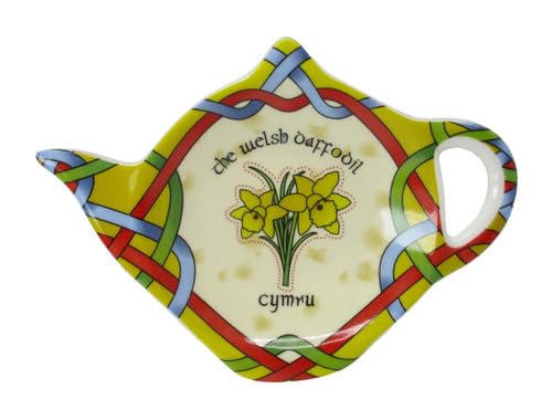 Royal Tara Set of 2 Welsh Daffodil Mug (Capacity 325ml/11fl oz) & Welsh Daffodil Teabag Holder(approx. 3.3in x 5in) - Image 3