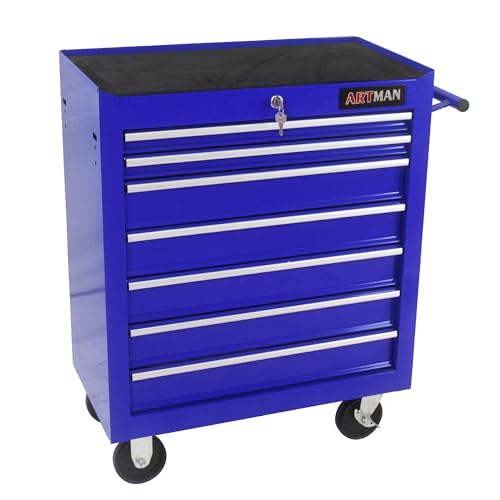 Fulvari TX-QKC85OBTE1HXPMNKXMG9A5 Rolling Tool Chest, 7-Drawer Rolling Tool Box With Interlock System And Wheels thumb #1