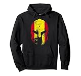 Bandera España Bandera Colores Spartan Race Rojo Amarillo Sudadera con Capucha