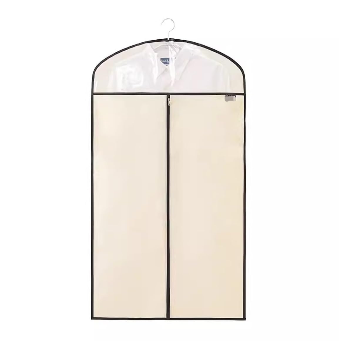Dress Garment Bag 5pcs Hanging Garment Bag Gowns Garment Covers Half Clear Zipper Clothes Suit Bags for Closet