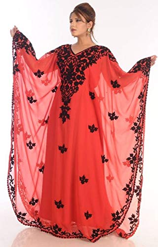 Wubu Kaftan Hand Beaded Maxi Evening Gowns Evening Dresses Wedding Dress Cocktail Caftan Brown #TOP4