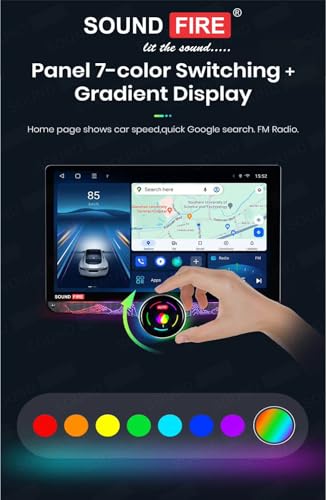 Image of SOUND FIRE Skywalker 10.1 Inch 2K Diamond 2GB RAM / 32GB ROM with DSP /Android Auto /CarPlay Android Car Stereo