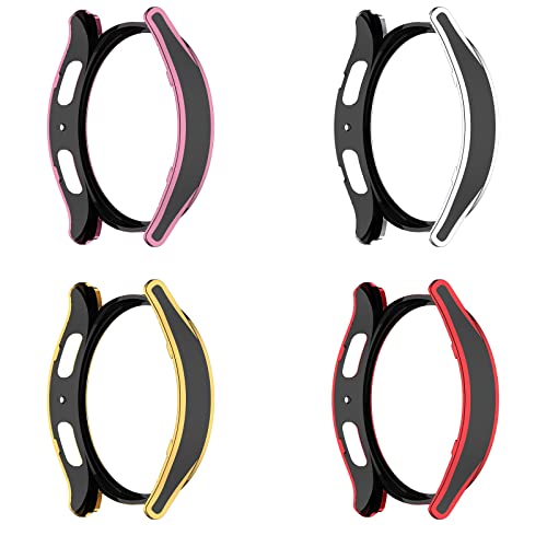 Coque Samsung Galaxy Watch 4 44mm finition premium noir et or