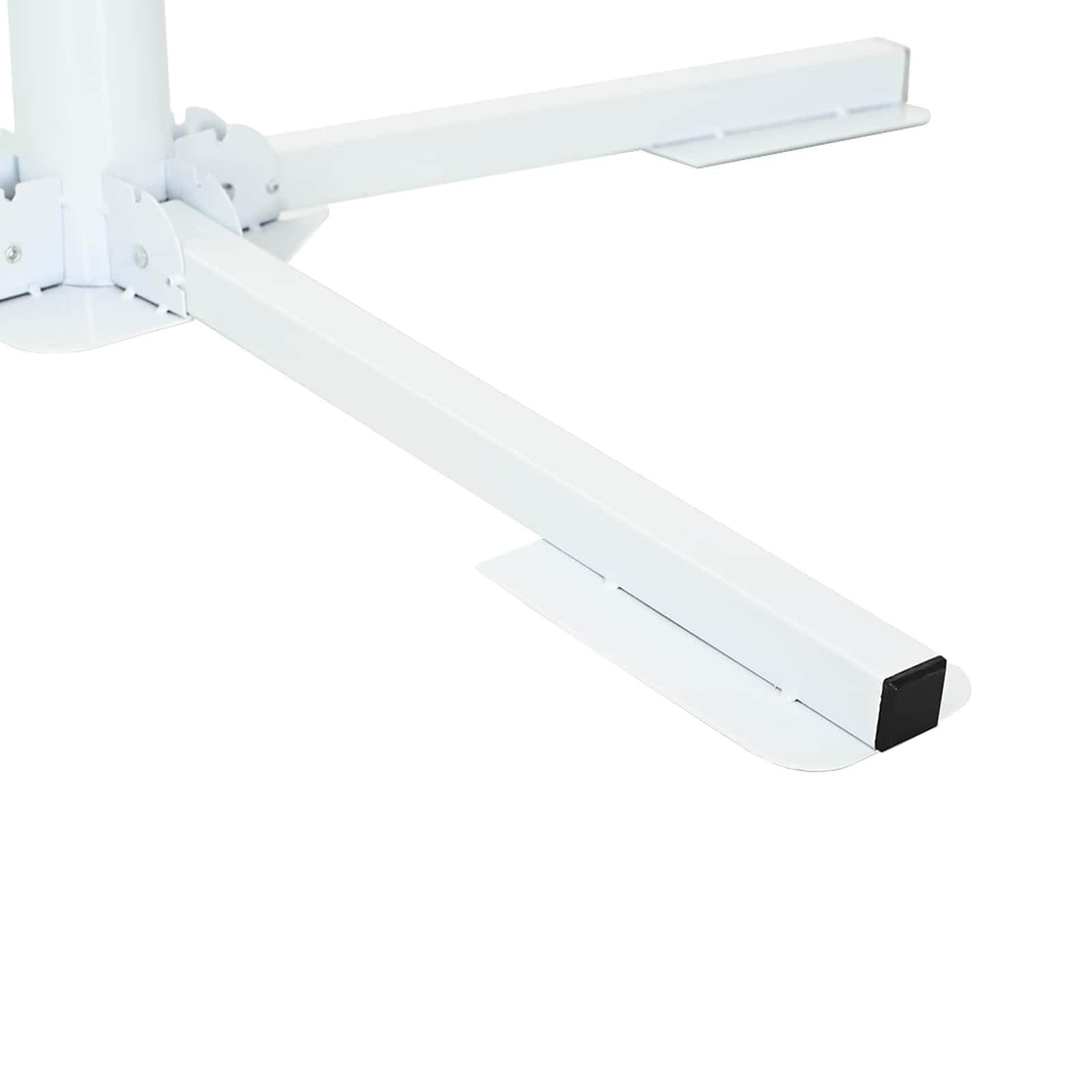 Supporto Ombrellone Bianco Acciaio Giardino