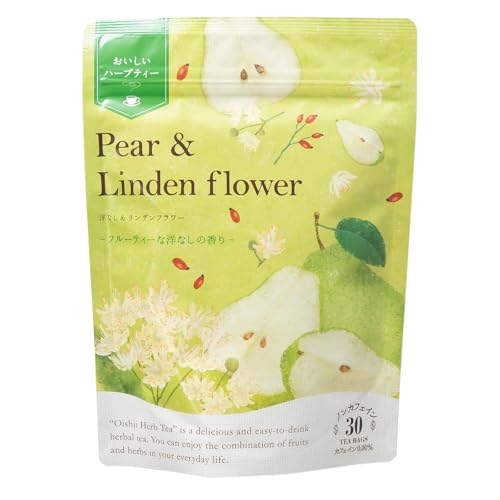 生活の木 おいしいハーブティー 洋なし＆リンデンフラワー ティーバッグ ティーバッグ ノンカフェイン (30個入)のサムネイル