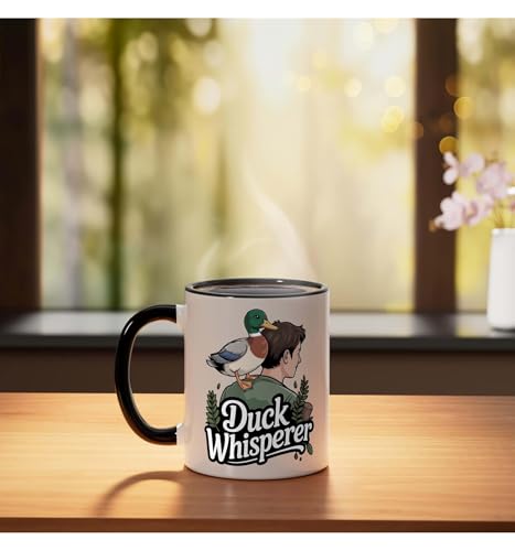 Taza cerámica diseño Duck Hunting Black/White 11 oz miniatura 3