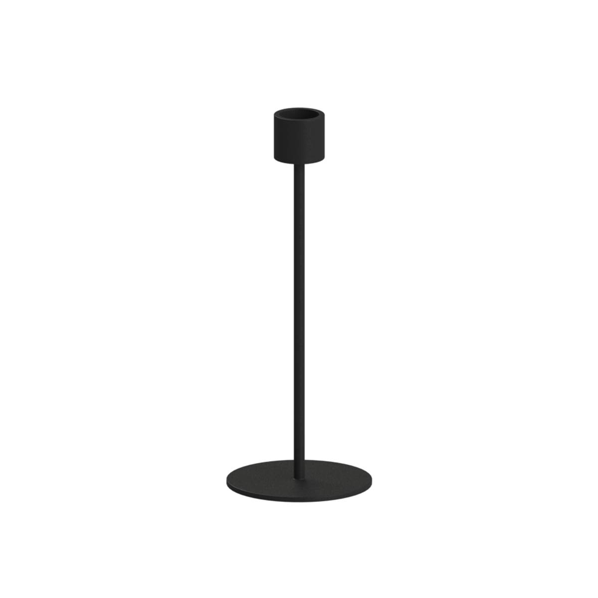 Cooee Design Stainless Steel Candle Holder, Black 9 cm