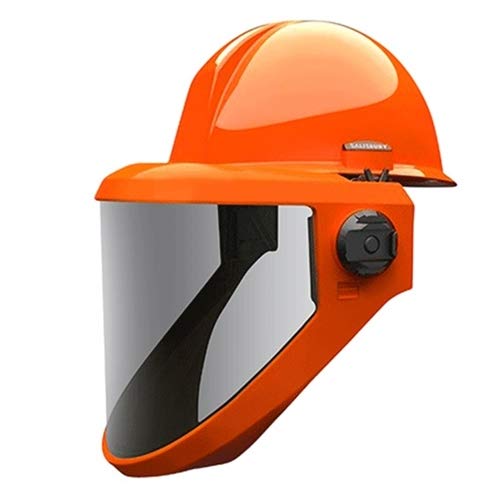 Salisbury 10 Cal Face Shield W/Hard Hat - AS1000HAT-SPL