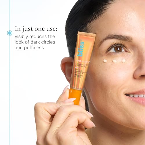Bliss Rest Assured Eye Cream | Brightening And Hydrating Under Eye Treatment | Vitamin C & Niacinamide thumb #1