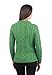 SAOL Ladies 100% Merino Wool Irish Buttons Knit Cardigan with Pockets (Green, Small)