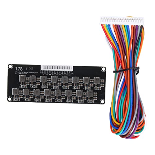Aktiver Equalizer mit Lithiumbatterie 1.2A Induktiver BMS Balancer Energieübertragung (17S)