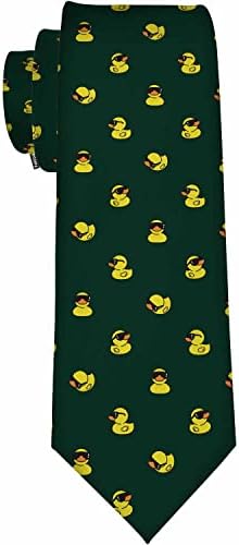 Yekiua Geometric Square Shaped Men's Tie