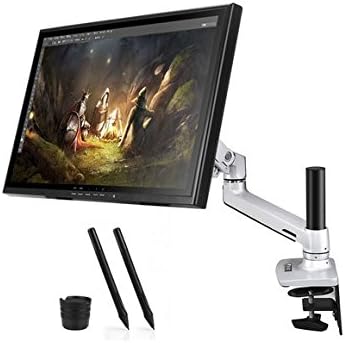 GOWE 19" LCD HD Monitor Art Graphic Drawing Tablet w/ 2 Pens+Desk Mount Stand + Screen Protector + 32GB SSD