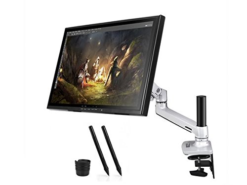 GOWE 19" LCD HD Monitor Art Graphic Drawing Tablet w/ 2 Pens+Desk Mount Stand + Screen Protector + 32GB SSD