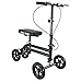 Produktbild kneerover Wirtschaft Knie Scooter Kaprun Knie Walker Medical Bein Scooter Krücke Alternative mit Dual Bremssystem in matt schwarz CE zertifiziert