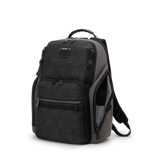 Image of TUMI - Alpha Bravo Search Backpack - Laptop Backpack for Men & Women - Backpack for Work & Travel - 17.0 inch X 14.0 inch X 8.3 inch - Black Geometric