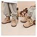 KIDSUN Toddler Boys Girls Boots Kids Work Boots Winter Snow Boot Lace Up Hiking Outdoor Shoes (Toddler/little Kid)