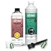 Produktbild bio-chem Küche Spezialreiniger Power DUO: 1x Backofenreiniger 1L + Pinsel & 1x Orangenreiniger Konzentrat 0,75L - Fettlöser für stark Eingebranntes & Allzweckreiniger für jeden Schmutz - Made in DE