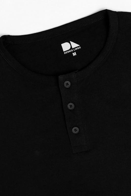 Image of Dennis Lingo Men's Cotton Grey Stripes Regular Fit Button-Down Half Sleeve Polo Tshirt