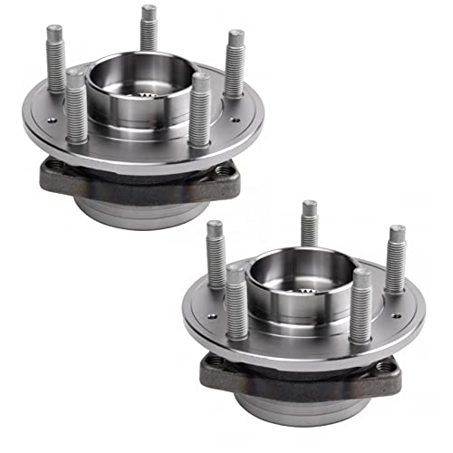 Image of TRQ Front Left and Right Wheel Bearing and Hub Assembly Set 2 Piece