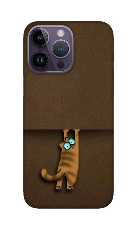 Grey Cloud India Stupid Cat Back Cover for Apple iPhone 14 Pro Max (Poly Carbonate | Multicolor)
