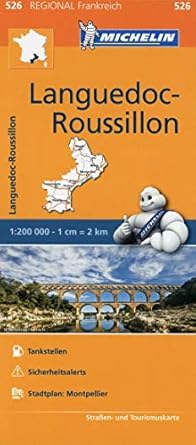 Amazon.com: Michelin Languedoc-Roussillon: Straßen- und Tourismuskarte ...