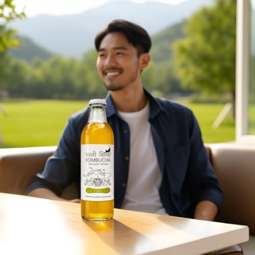 Image of KAALI BILLI Kombucha Hops, Pack of 4 | Fermented Tea, All Natural, Gut Healthy Drink | 4 x 250ml | Vegan, Preservative free, Low calorie, Low sugar