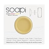 Soapi - Schwebender Seifenhalter Magnet zum Kleben - Wand Magnethalter für Seife - Ablage...