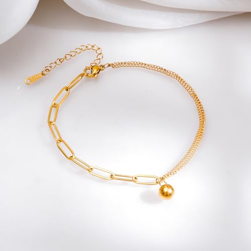Image of Rubans Oxidised Anklets Jewellery Gift for Women & Girls | Kundan Ethnic Traditional