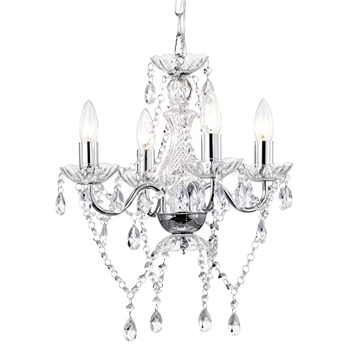 Lalula MINI CRYSTAL CHANDELIER 4 Light Candle Style Chandelier cover