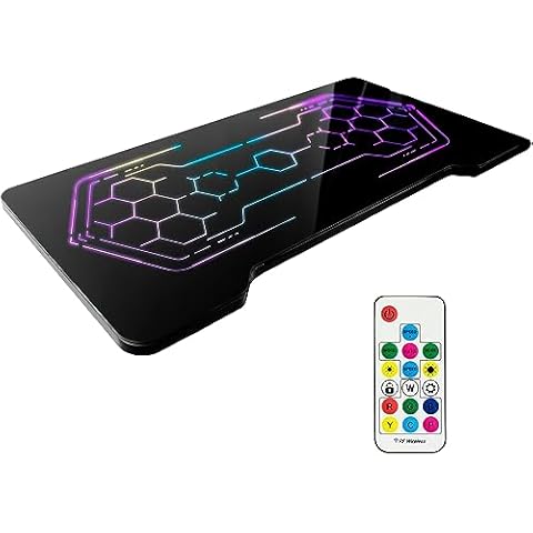 VIVO Universal 48" Tempered Glass Gaming Desktop Cover