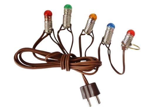 Kahlert Licht Guirlande lumineuse 5 ampoules 3,5 V, E5,5