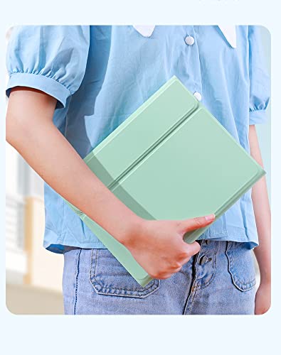 Funda teclado iPad Mini A17 Pro para trabajar sin portátil con teclado extraíble verde menta 7