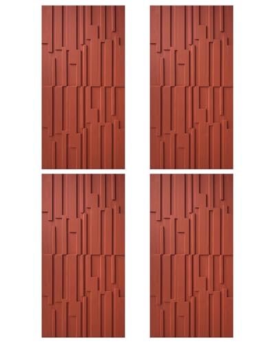 Paneles de pared 3D y listones decorativos para revestimiento de pared sintético de interior