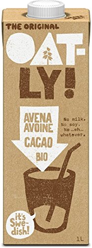 Oatly - Bebida de avena con chocolate ecológica - 1 l - [pack de 3]