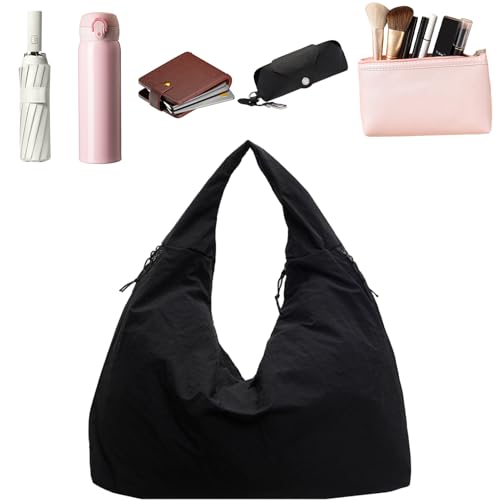 Sac à main multi-sections à grand rangement spacieux et sac à bandoulière tendance en tissu
