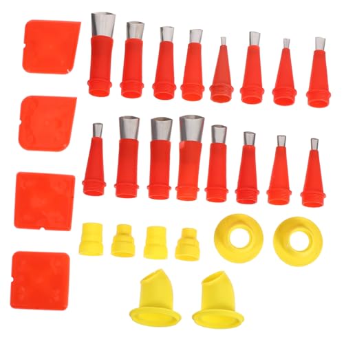 Balacoo Juego De Boquillas De Calafateo Reutilizables Y Aplicador De Pegamento. Kit De Puntas De Sellador Para Mezclar Adhesivo Y Acabado De Calafateo Para Aficionados Y Profesionales Del