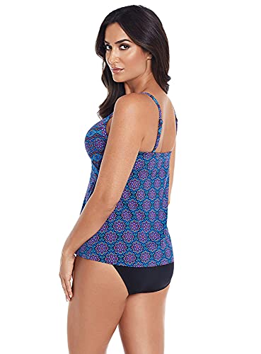Miraclesuit Women's Swimwear Allura Underwire Foam Cup Adjustable Strap Tankini Bathing Suit TopBathing Suit Top4