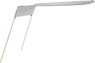 Toldo Parasol para Kayak, Impermeable, Resistente a la corrosión, Nailon, Aluminio, Tela Oxford, toldo para Kayak, a Prueba de Golpes, Ripstop para Canoa(Gris Claro)