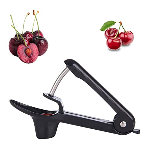 Cherry Pitter and Olive Stoner Tool with Stainless Steel Rod for Dates