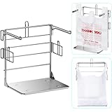 Detachable Plastic Bag Holders for Grocery Bags,Shopping Bag Holder for Easy to Assemble and Carry, Groceries Store Shopping Bag Dispenser Bag Stand Rack for Retail Store,Business and Farmers Market