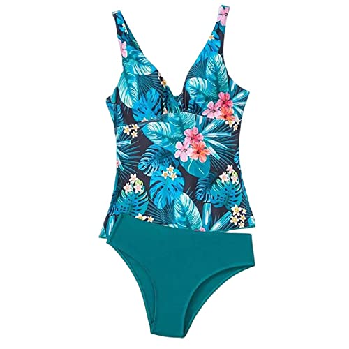 Womens Swimming Costumes Plus Size Sale UK Womens Tankini Sets Bikini Sets for Women UK Cup Sizes Flattering Swimsuits for Women Summer Beach Sky Blue