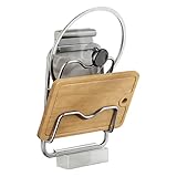 Wide Cookware Compatibility: Suitable for storing various lid sizes along with utensils such as spatulas or spoons helping consolidate kitchen tools into organized area for smoother cooking and easier cleanup routines